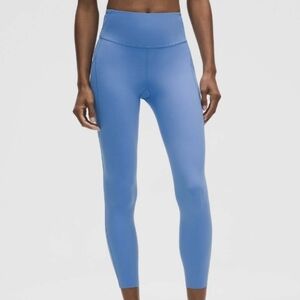 Lululemon Fast And Free HR Tight 25" With Pockets Size 8 NWT
